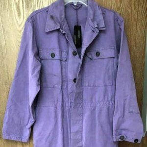 Intentionally Archive 1012 Womens Jumpsuit - Purple Denim - Size 1 - NWT